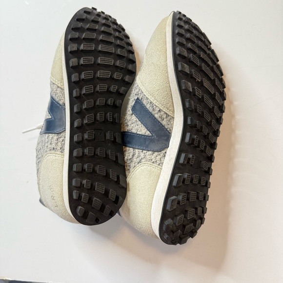 Veja Cream and Gray Sneakers - Picture 8 of 8